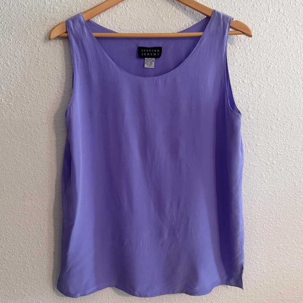 Vintage Spenser Jeremy Silk Sleeveless Blouse